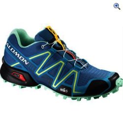 Salomon Speedcross 3 Women's Trail Running Shoes - Size: 4 - Colour: Blue / Green